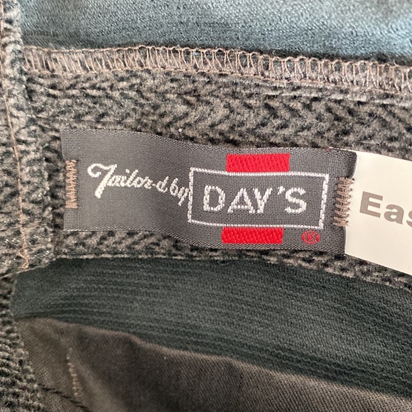 NWT Vintage corduroy Unisex Pants Jeans Grey & Black Easy Fit Flared - Picture 11 of 12